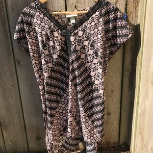 Ava & Viv Flowy Shirt w/ Belt